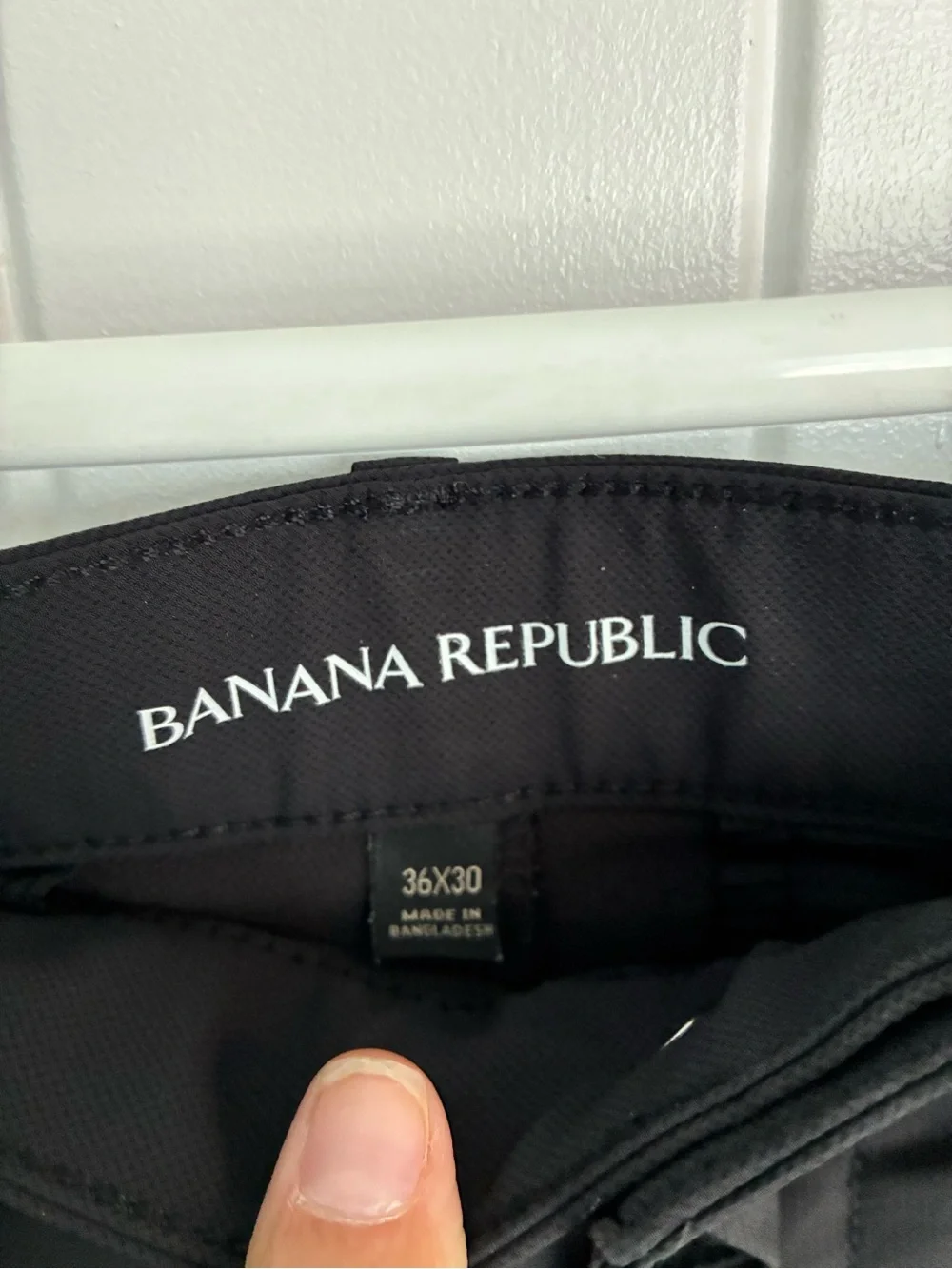 Banana Republic Men's Black Chinos